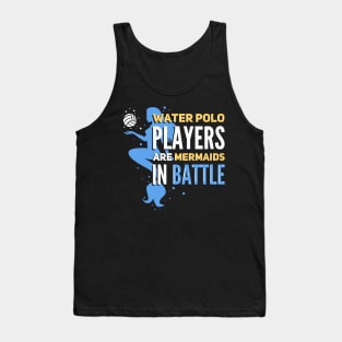 Water Polo Players Are Mermaids In Battle Tank Top